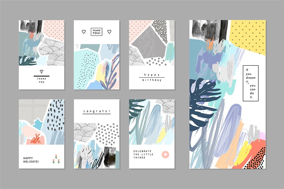 创意艺术图案纹理 Lightness. AI | PDF | JPEG + bonus插图(4)