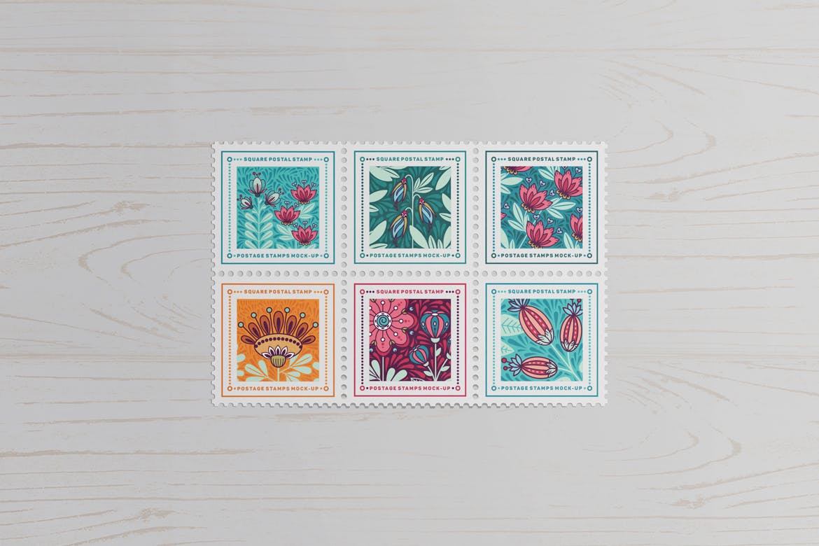 高端稀有少见的房地产邮票设计VI样机展示模型mockups插图