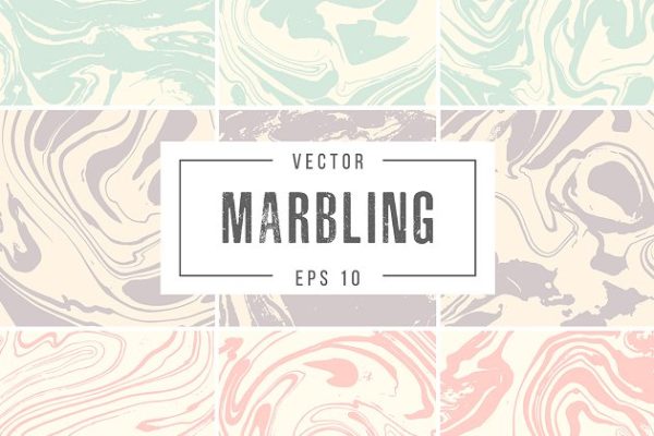 抽象大理石纹理背景素材 Abstract marble backgrounds