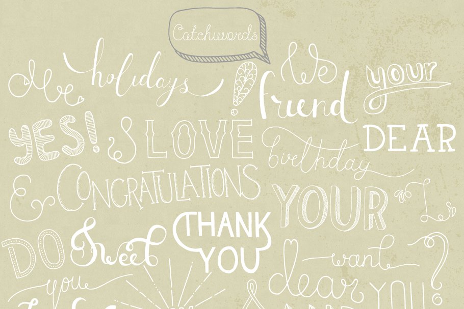 多合一手绘草图设计工具包[对象/笔刷/纹理/水彩…] All in All [800+ items] Pro插图(4)