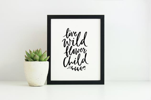 海报设计&照片展示相框样机套装 Poster & Picture frame mockup photos插图(2)