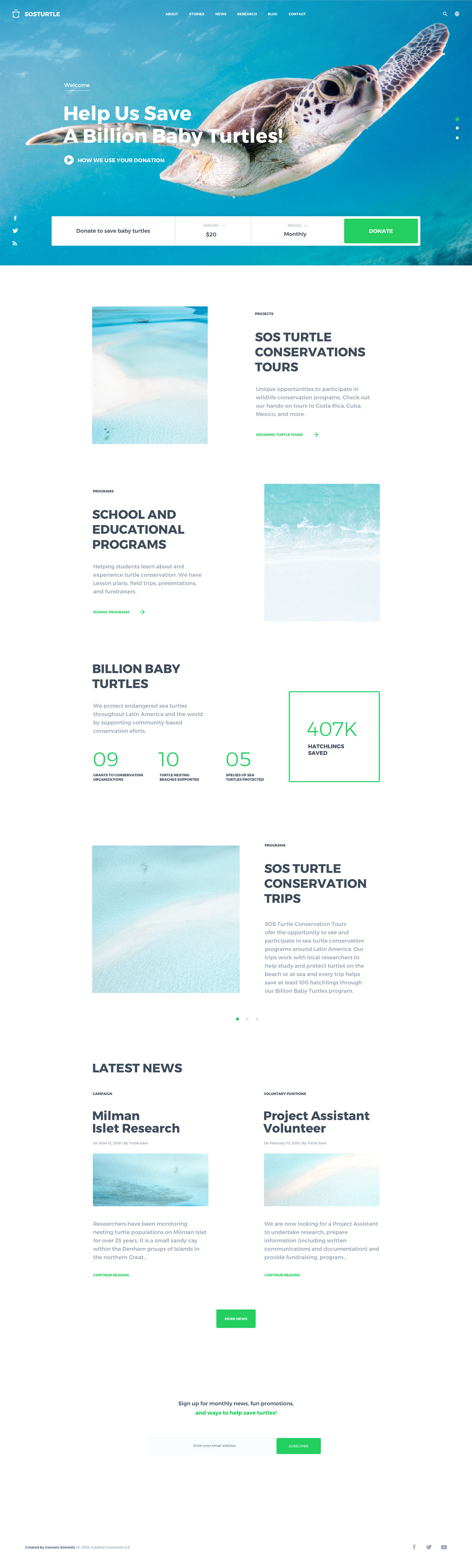 SOSTurtle 着陆页