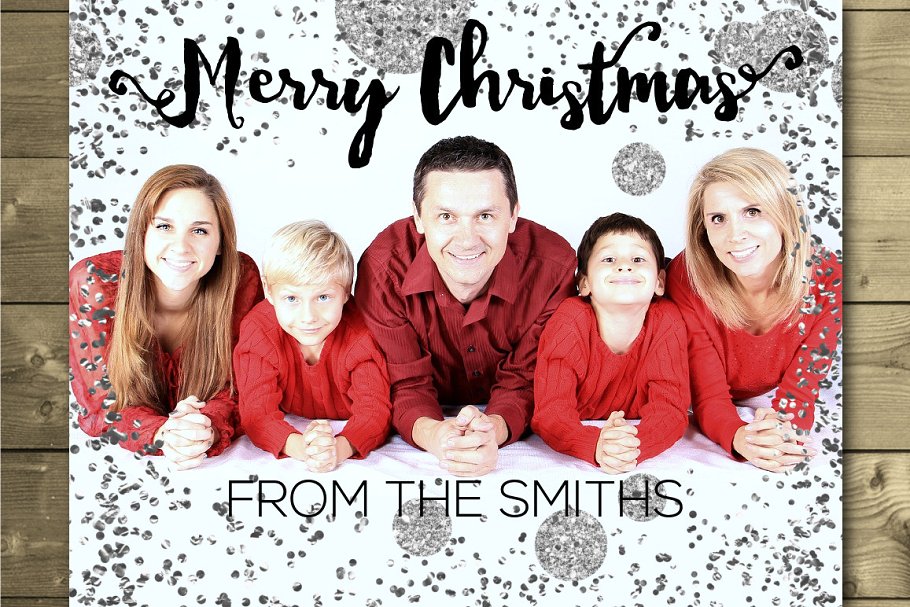 银色纸屑图案纹理背景 Silver Confetti Overlays/Backgrounds插图(2)