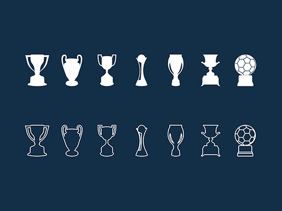 足球奖杯素材之家精选sketch素材