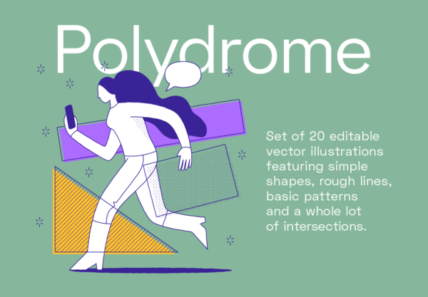 素材库下午茶：20个几何图形图案矢量插画素材库精选集