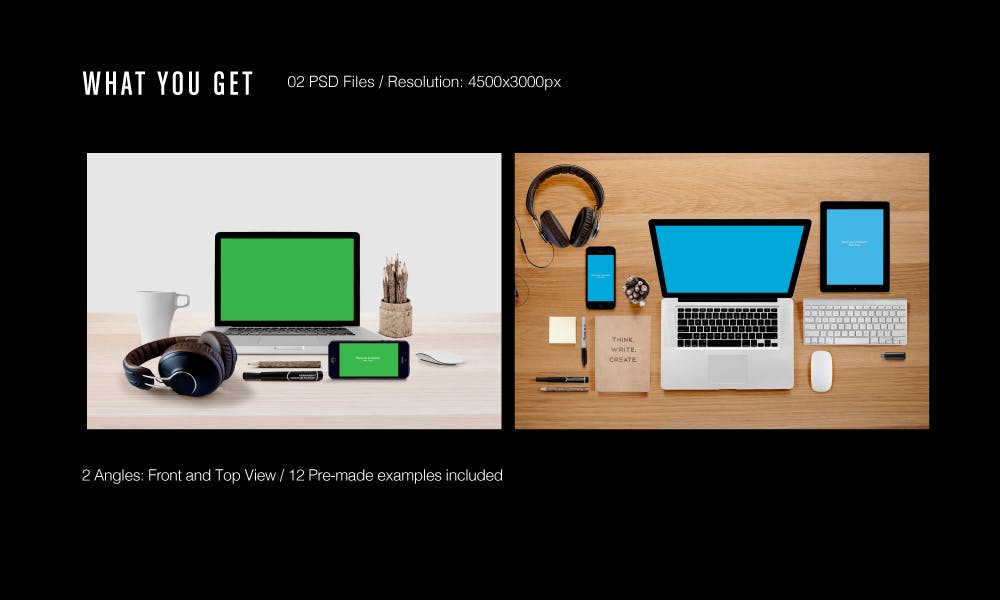 响应式网页设计预览样机套件 Responsive Mock-Up Web Display Kit插图(2)