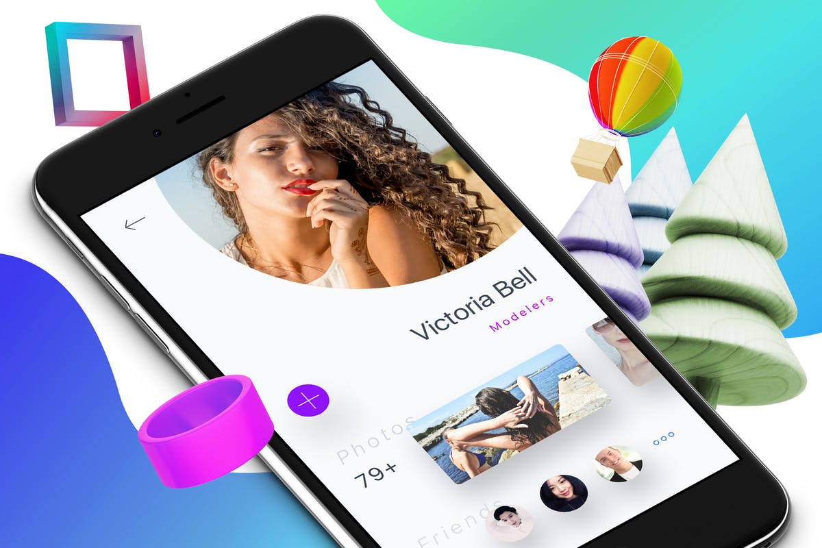 个人用户中心APP界面设计UI套件2 Profile 2 Mobile Ui插图