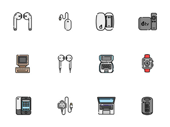 50 枚苹果设备图标素材之家精选sketch素材
