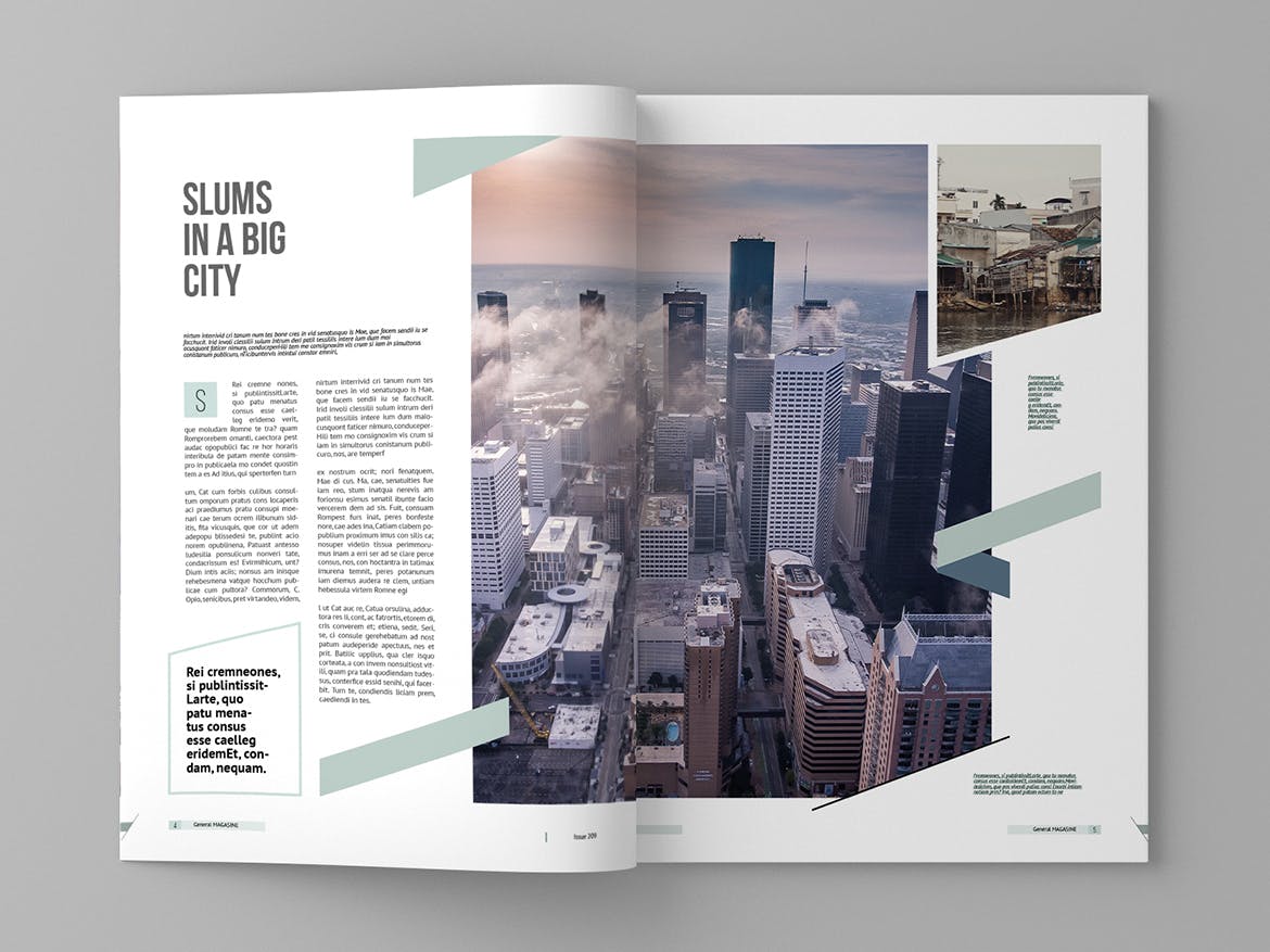 多用途企业宣传素材库精选杂志排版设计模板 Magasin – Magazine Template插图(3)