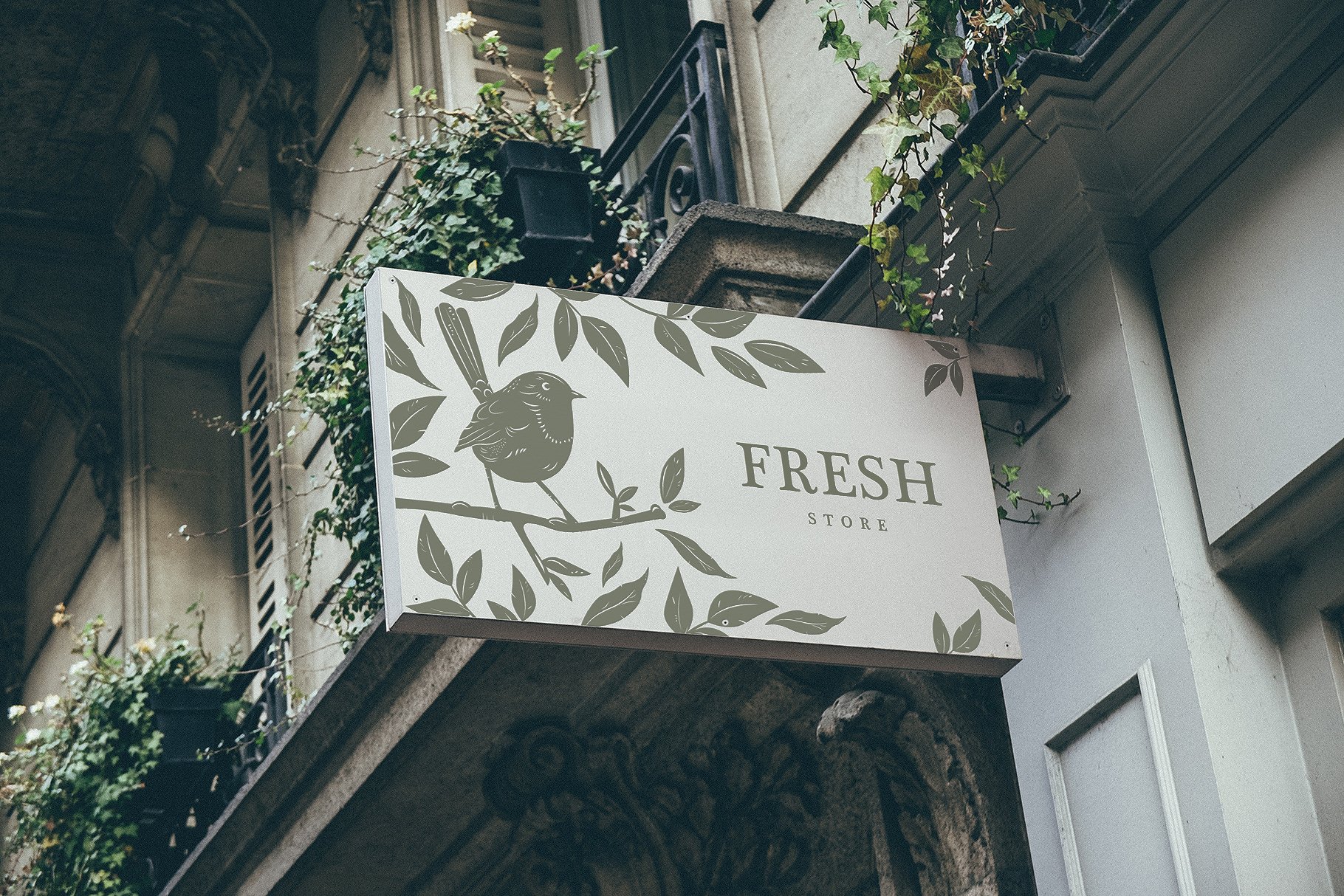 鸟类和花朵矢量图形套装 Birds & Blooms Graphics Kit插图(4)