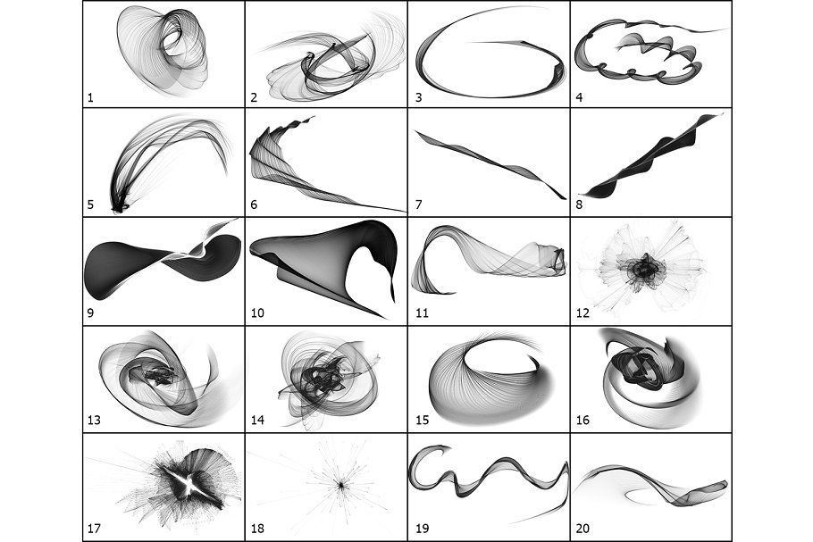 4K分辨率黑魔法叠层背景素材 4K Black Magic Overlays插图(4)