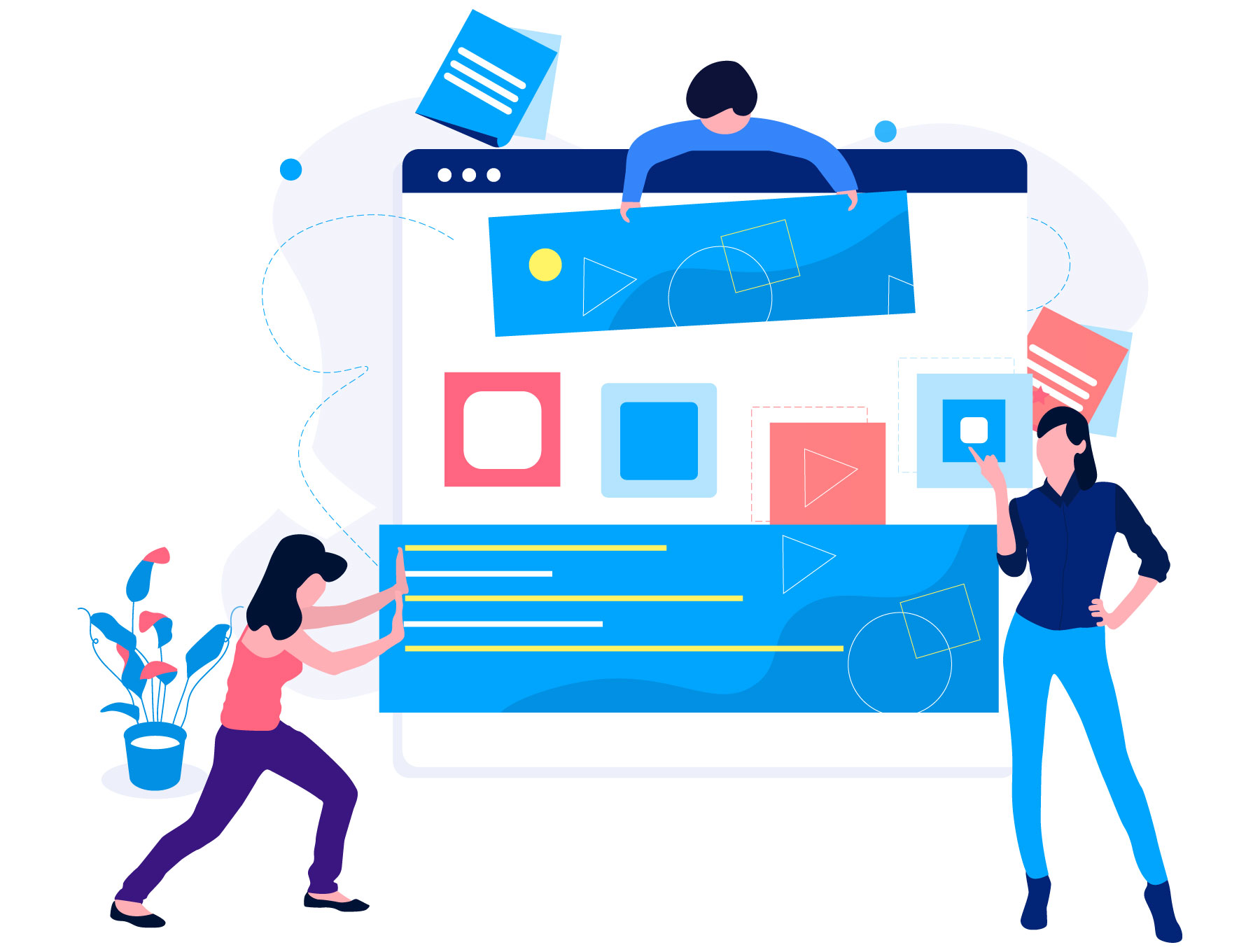 互联网市场营销插画图下载[Ai]插图(2)