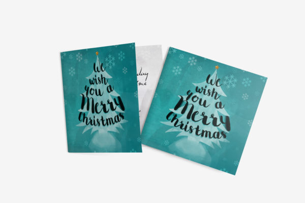 贺卡邀请卡卡片设计效果图样机02 Greeting Card Mockup 02