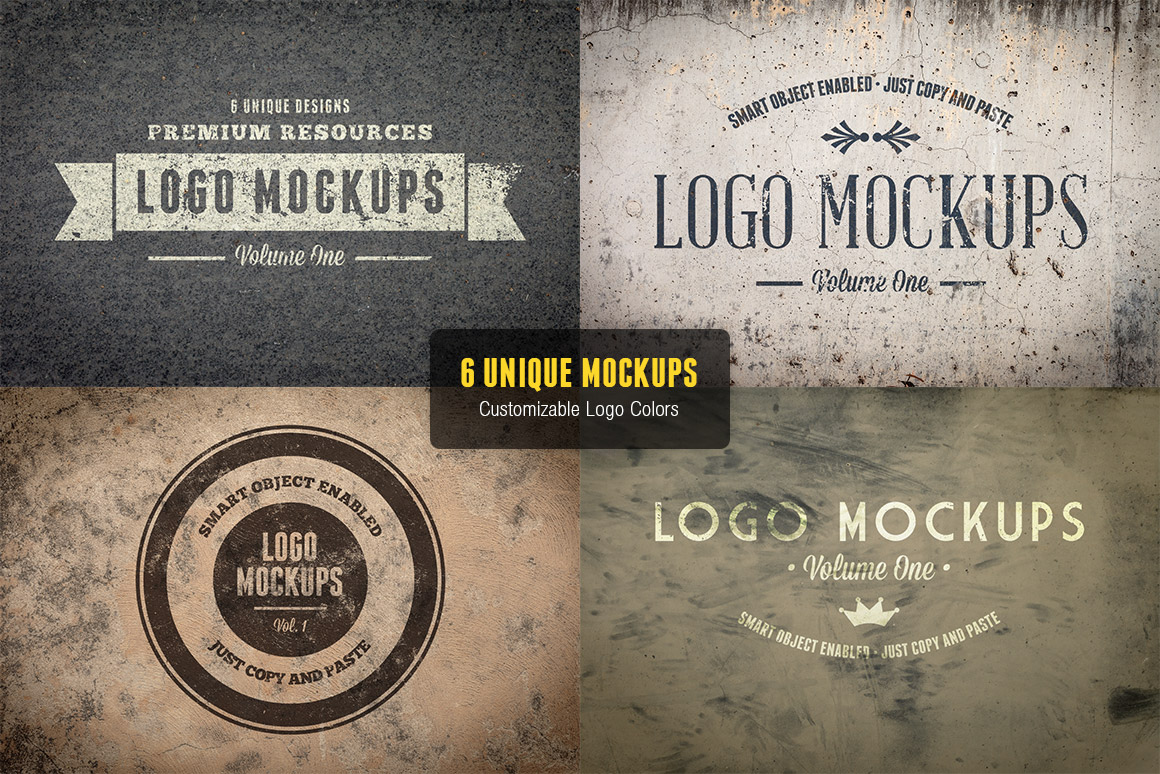 复古 Logo 展示样机模版 Vintage Logo Mockups Volume 1插图(5)