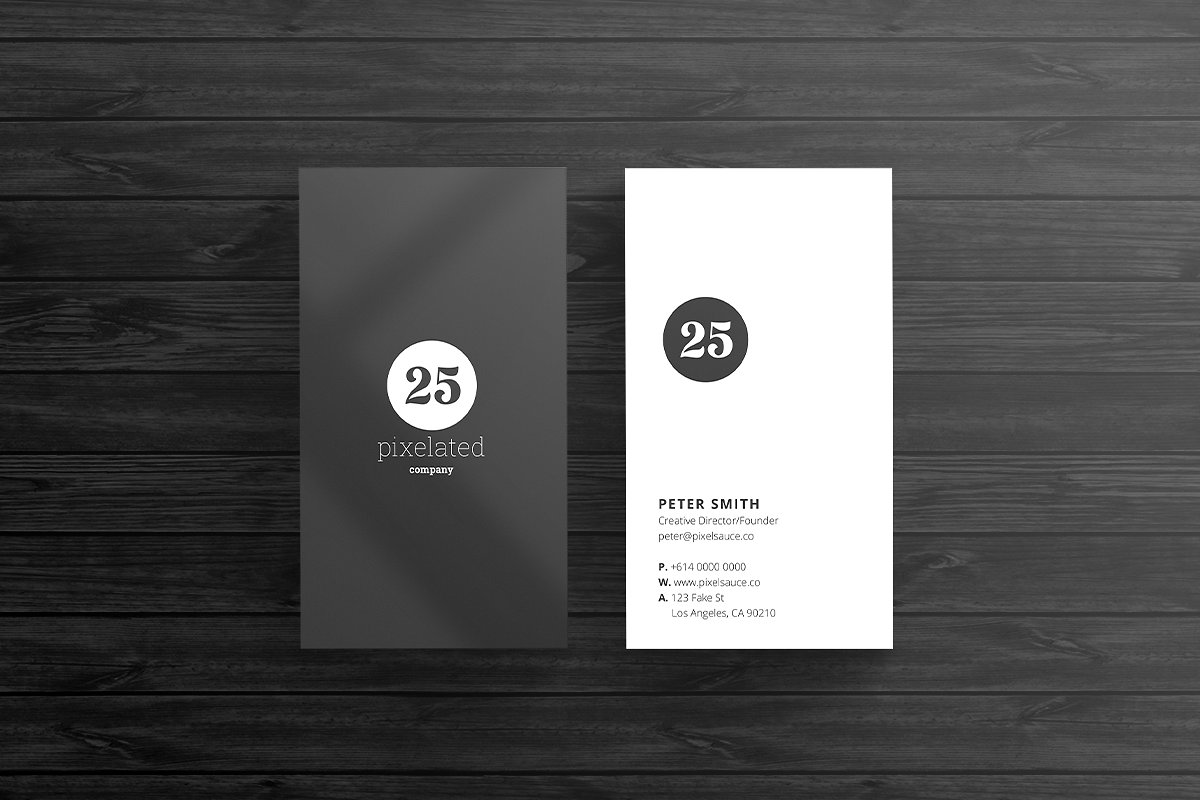 68个高端时尚简约的商务名片设计模板插图(26)