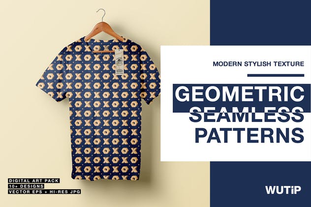 几何图形无缝背景纹理 Geometric Seamless Patterns插图(2)