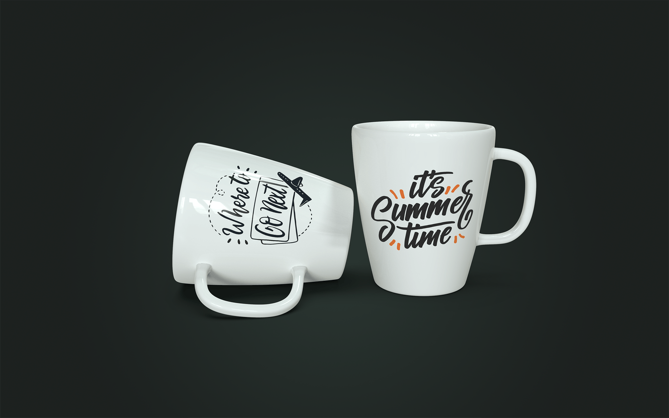 图案印花马克杯设计效果图素材库精选v3 Mug Mockup 3.0插图(2)