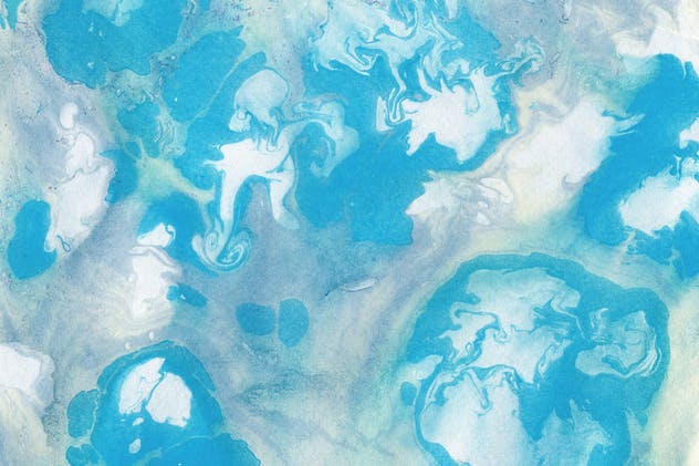 高清混合颜料大理石质感纹理肌理素材v1 Marble Ink Textures 1插图(2)