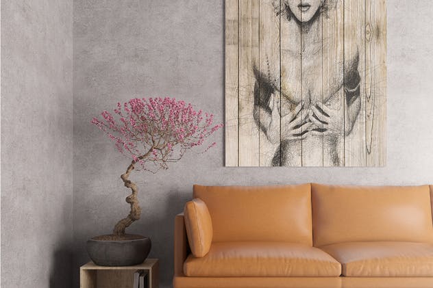 墙体艺术创作展示样机模板Vol.7 Picture Art Mockup [Vol 7]插图(1)