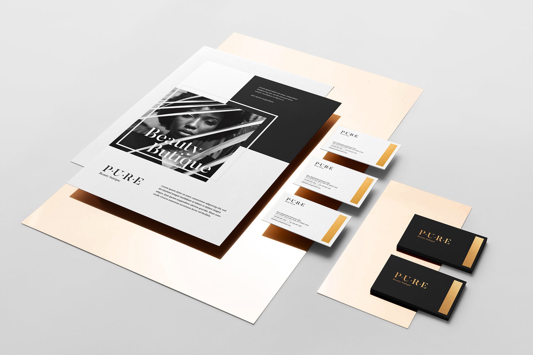 品牌VI视觉设计效果图素材库精选模板v2 Pure Branding Mockup Vol. 2插图(8)