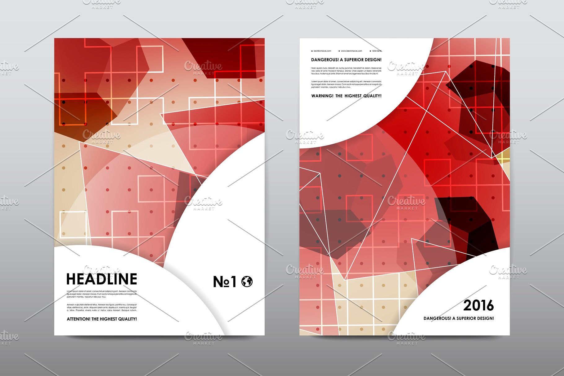 极力推荐：50+企业商业介绍宣传小册子模板 50+ Business Brochures Bundle插图(44)