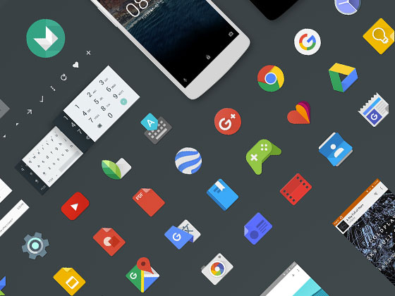 Android M GUI素材之家精选sketch素材