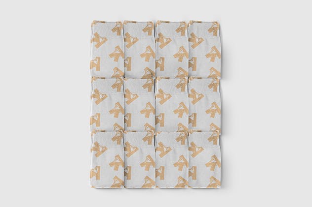 纯色提花棉袜套装样机 Socks Set Mockup插图(11)