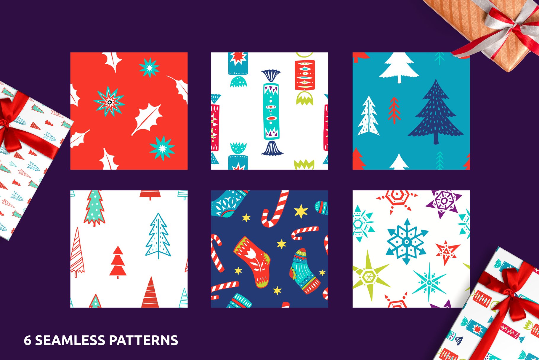 欢乐时光可爱手绘圣诞元素合集 MERRY & BRIGHT – Christmas Set插图(4)