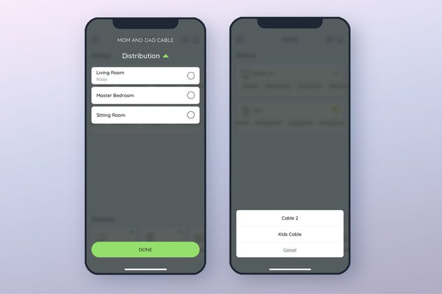 智能家居APP－电视信号频道管理界面UI模板 Cable Smarthome Mobile UI – FP插图(3)