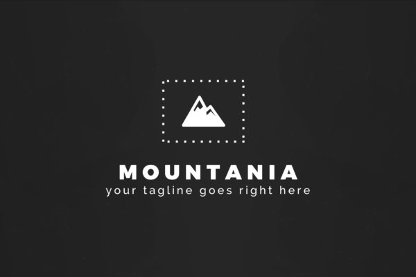 户外运动品牌山岭图形Logo设计素材库精选模板 Mountania – Premium Logo Template
