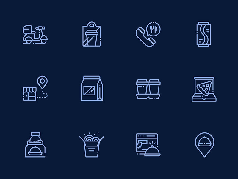 50 枚外卖元素图标素材之家精选sketch素材