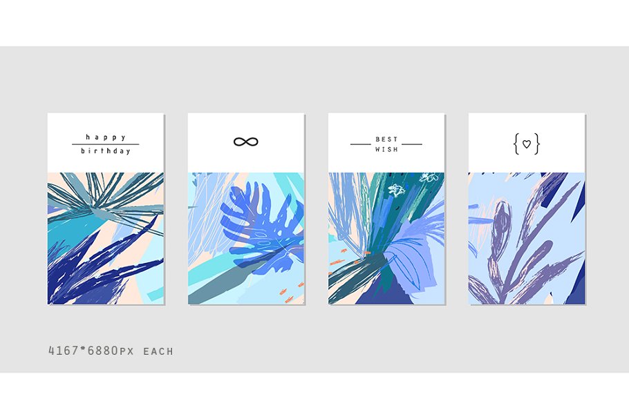 热带雨林的魅力水彩剪贴画 Tropical Madness 2插图(3)