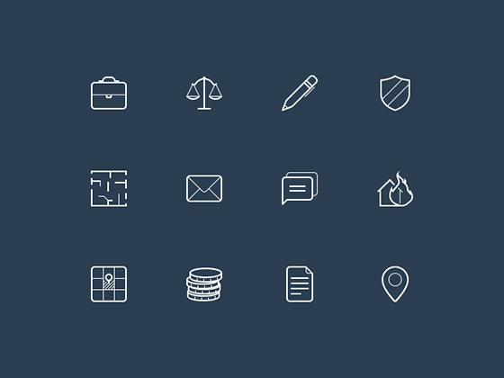 Legal Icons素材之家精选sketch素材
