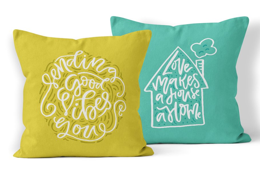 110个手写风格情人节浪漫祝福语插画 Valentine’s Day Lettering Pack插图(11)