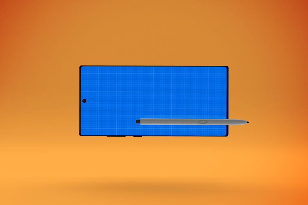 三星大屏手机Note 10屏幕预览样机模板 Note 10 Mockup插图(10)