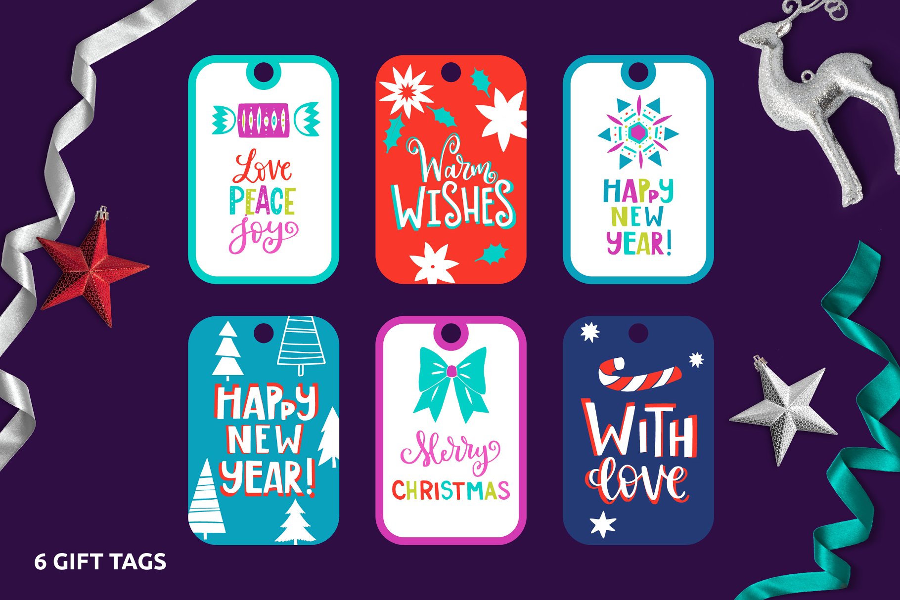 欢乐时光可爱手绘圣诞元素合集 MERRY & BRIGHT – Christmas Set插图(5)