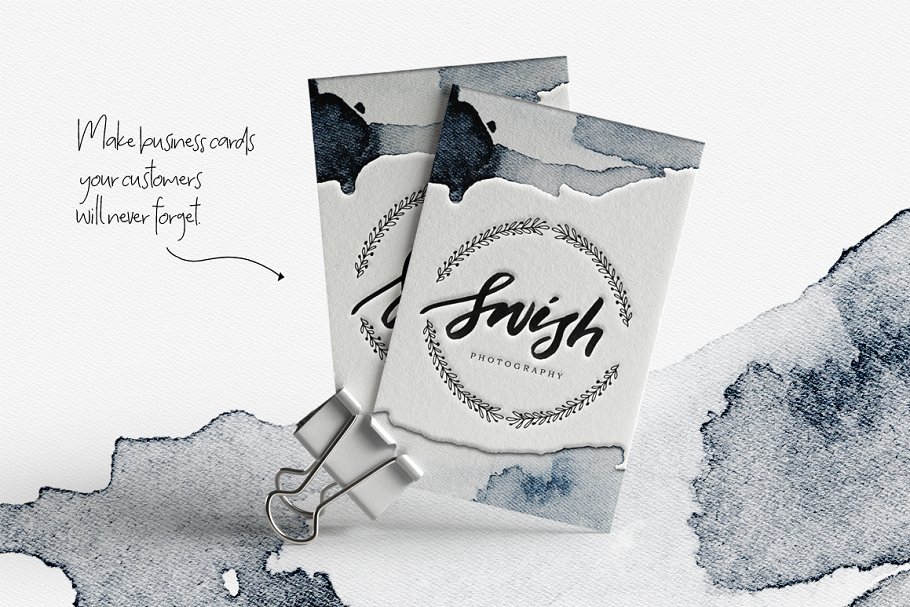 水彩花卉剪贴画合集[对象、花环&纹理] Falling Watercolor Clipart Bundle插图(4)