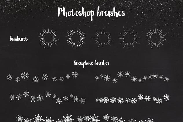 圣诞节元素装饰图案叠层素材 Christmas Overlays Creator插图(5)