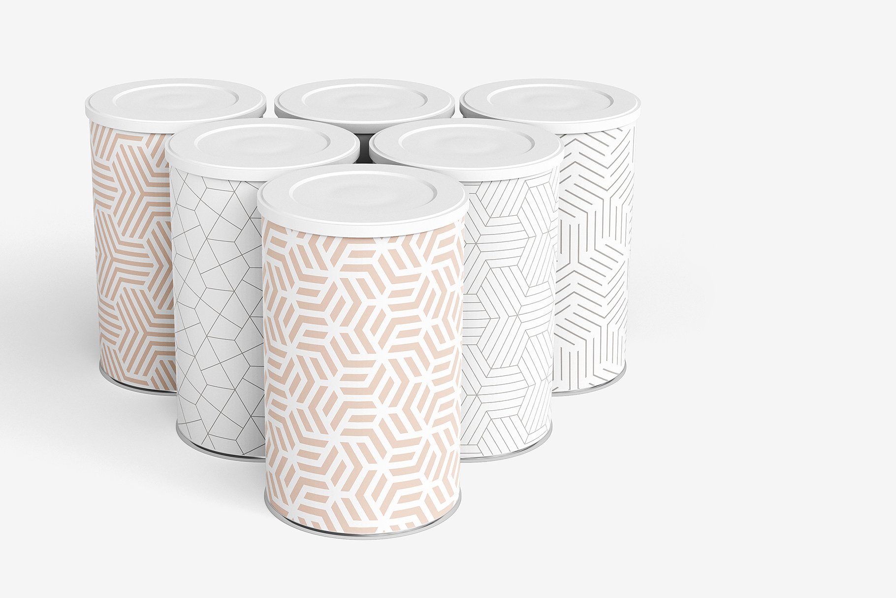 18款几何图形无缝图案背景v3 18 Geometric Seamless Patterns vol.3插图(4)