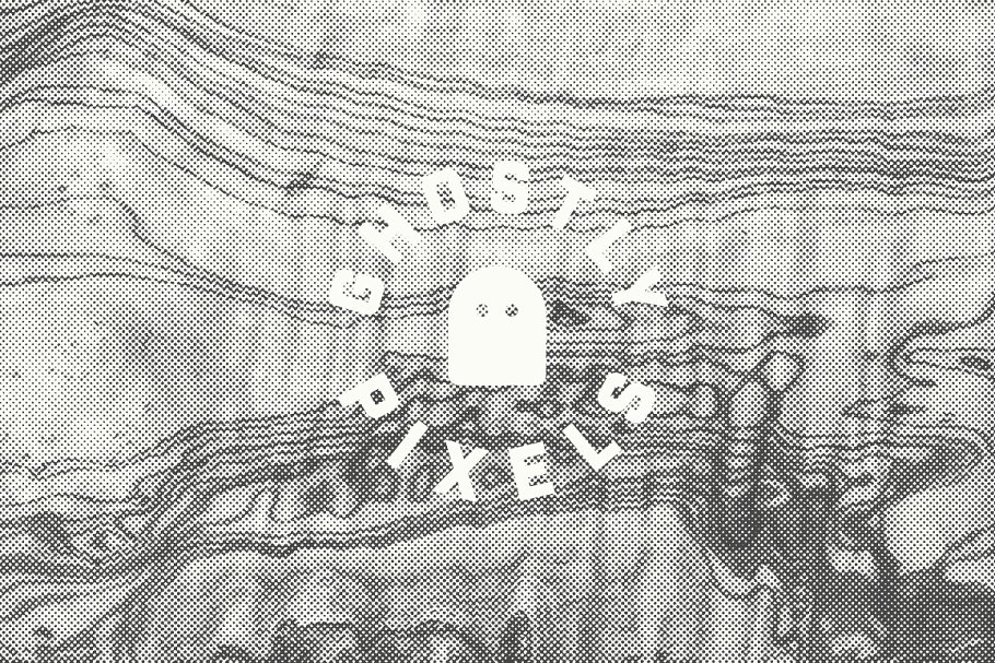 半色调木纹背景素材 Wood Halftone Textures插图(5)