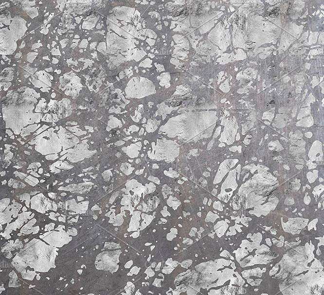 冷色调有机大理石图形纹理 Frosty Silver Foil & Watercolors插图(2)