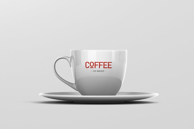 逼真咖啡杯马克杯样机模板 Coffee Cup Mockup插图(8)