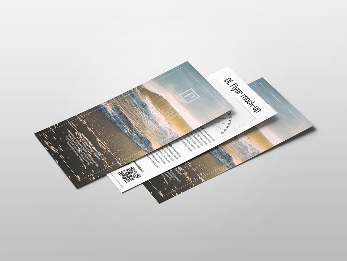 DL传单设计效果图样机素材库精选模板 DL Flyer Mock-Up插图(13)