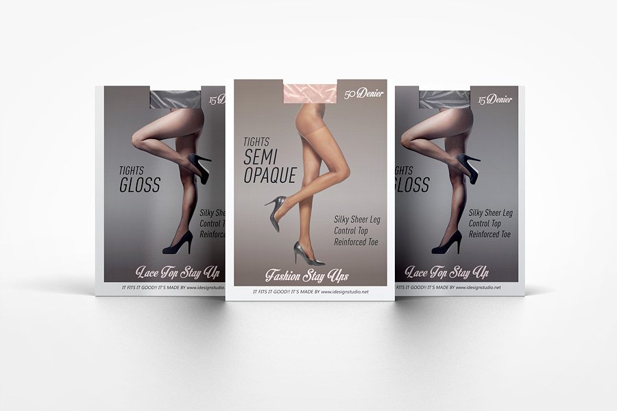 袜子连裤袜包样设计展示模型Mockups插图(3)