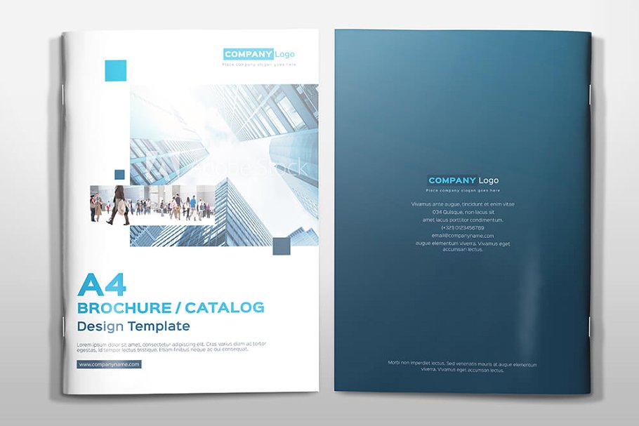 时尚多用途A4手册目录杂志设计模板插图