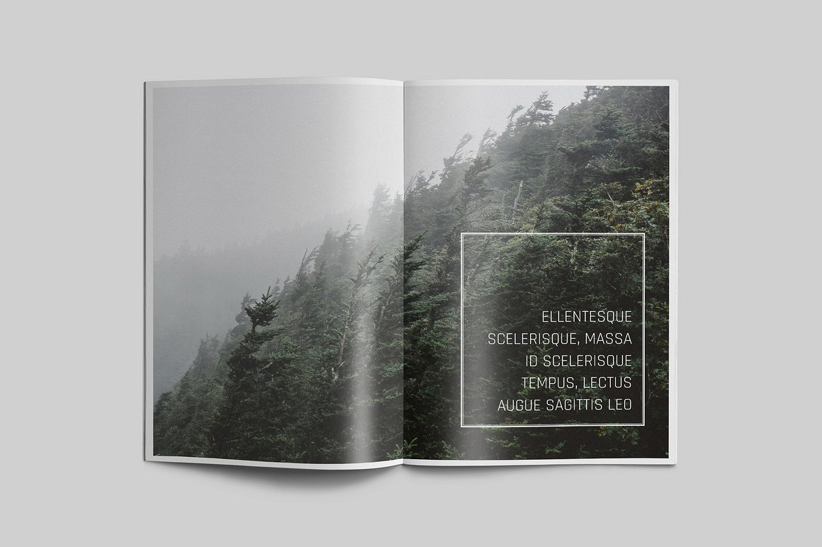 100页漂亮极简的商业化杂志模板下载[indd]插图(30)