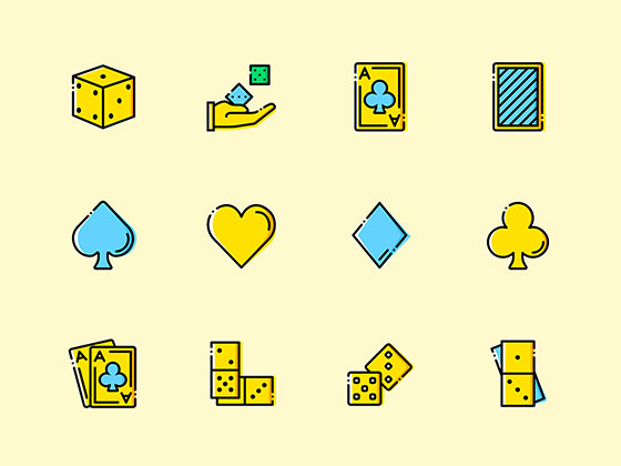 15 枚棋牌类图标素材之家精选sketch素材