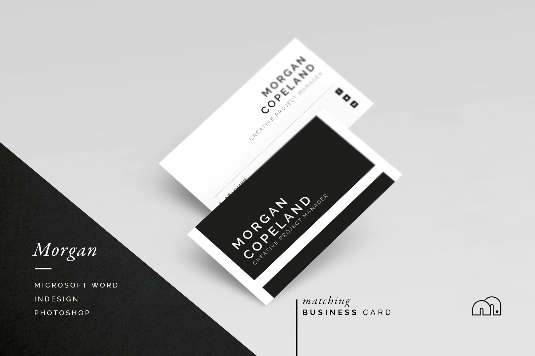 简约实用风格简历模板套装[三种风格] Threebie Resume/CV Bundle 1插图(5)