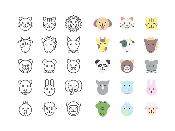 Animal Icons素材之家精选sketch素材