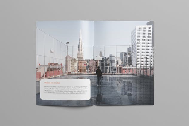 多用途杂志/画册/企业内宣INDD设计模板 Rounded Magazine插图(15)